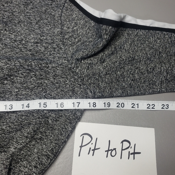 love ari gray speckle cropped sweater juniors size XL - Picture 9 of 11